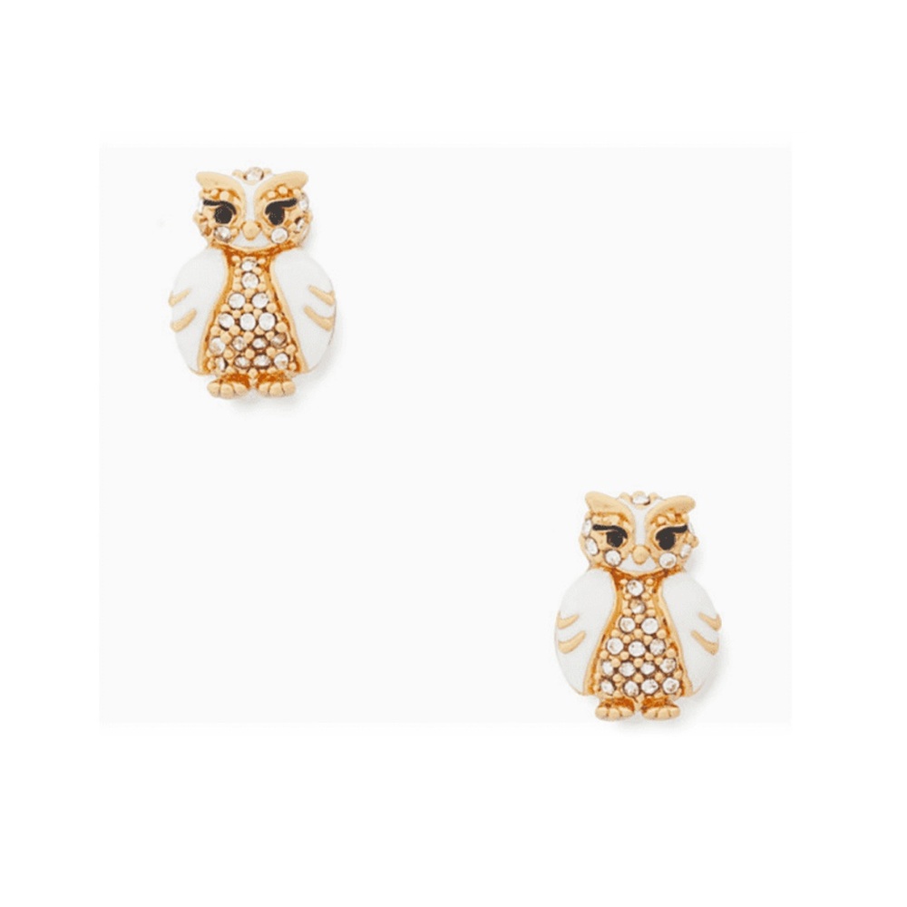 kate spade Star Bright Owl Stud Earrings - Picture 3 of 6